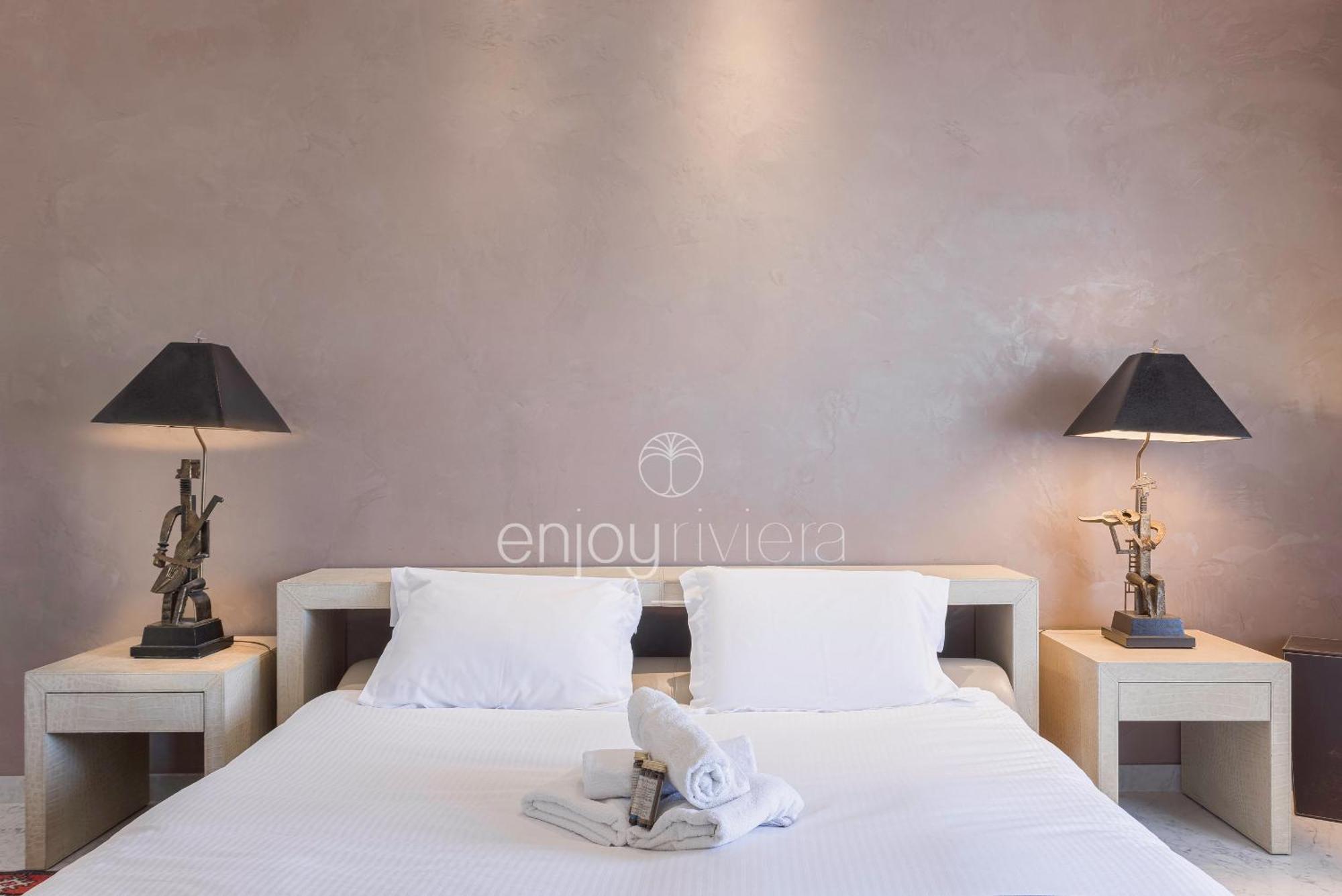 Palais Miramar Suite Art Modern - Derniere Etages Vue Mer - 75M De Confort - En Face Des Plages -Wifi - Clim Cannes Exteriör bild